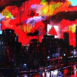 MIxed Media on Canvas, 60x36", 2010