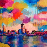 MIxed Media on Canvas, 24x24", 2011