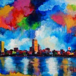 MIxed Media on Canvas, 36x24", 2011