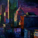 Mixed Media on Canvas, 36x24", 2009