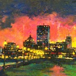 Mixed Media on Canvas, 12x9", 2011