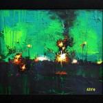 Mixed Media on Canvas (framed), 24x18", 2010