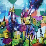 MIxed Media on Canvas, 54x36", 2011