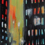 Mixed Media on Wood Panel, 9x20", 2012