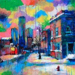 Mixed Media on Canvas, 40x30", 2011