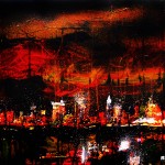 Mixed Media on Wood, 24x22", 2010