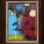 Mixed Media on Board (antique frame), 24x20", 2010