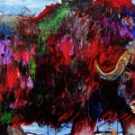 Mixed Media on Canvas, 36x24", 2009
