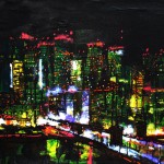 Mixed Media on Canvas, 36x24", 2009