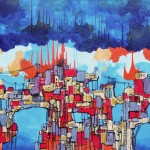 Mixed Media on Hand-Stretched Canvas, 54x43", 2012, Murray Collection
