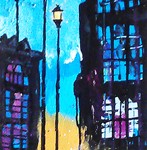 Mixed Media and Sculpture on Board, 12x36", 2011