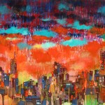 mixed media on canvas, 54x36", 2012
