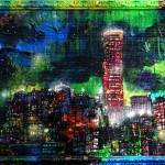 MIxed Media and Collage on Found Board (found frame), 40x24", 2009
