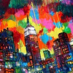 Mixed Media on Canvas, 54x36", 2011