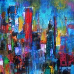 Mixed Media on Canvas, 36x36", 2010