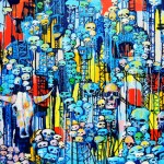 Mixed Media on Canvas, 54x36", 2011