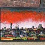 Mixed Media on Wood Panel, Framed, 16x20", 2012