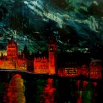 Mixed Media on Canvas, 36x24", 2009