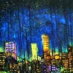 Mixed Media on Canvas, 40x30", 2009
